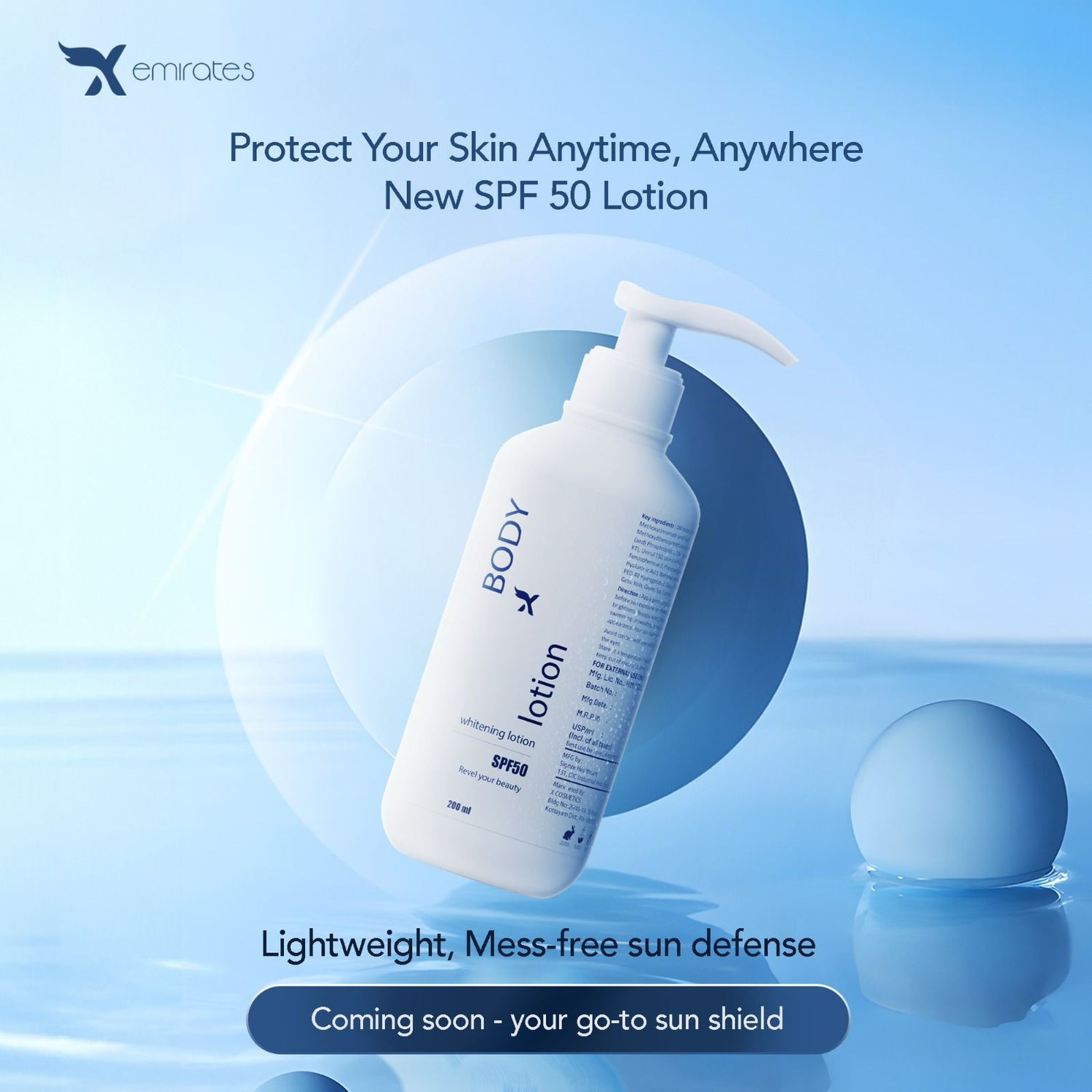 cream x emirates body lotion