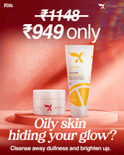 Glow Cream + Vitamin C Gel Face Wash Pack