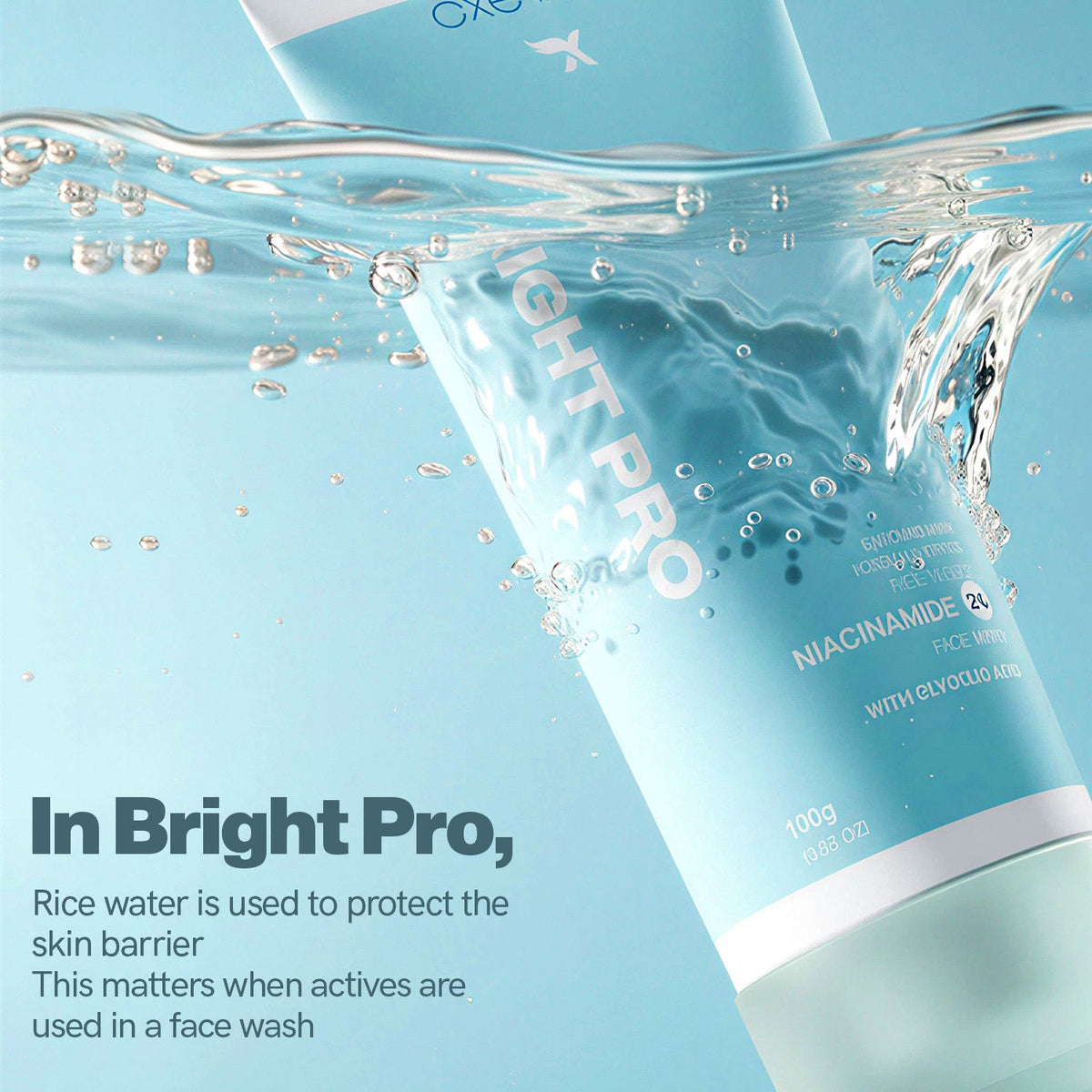 Bright Pro Rice Water Face Wash