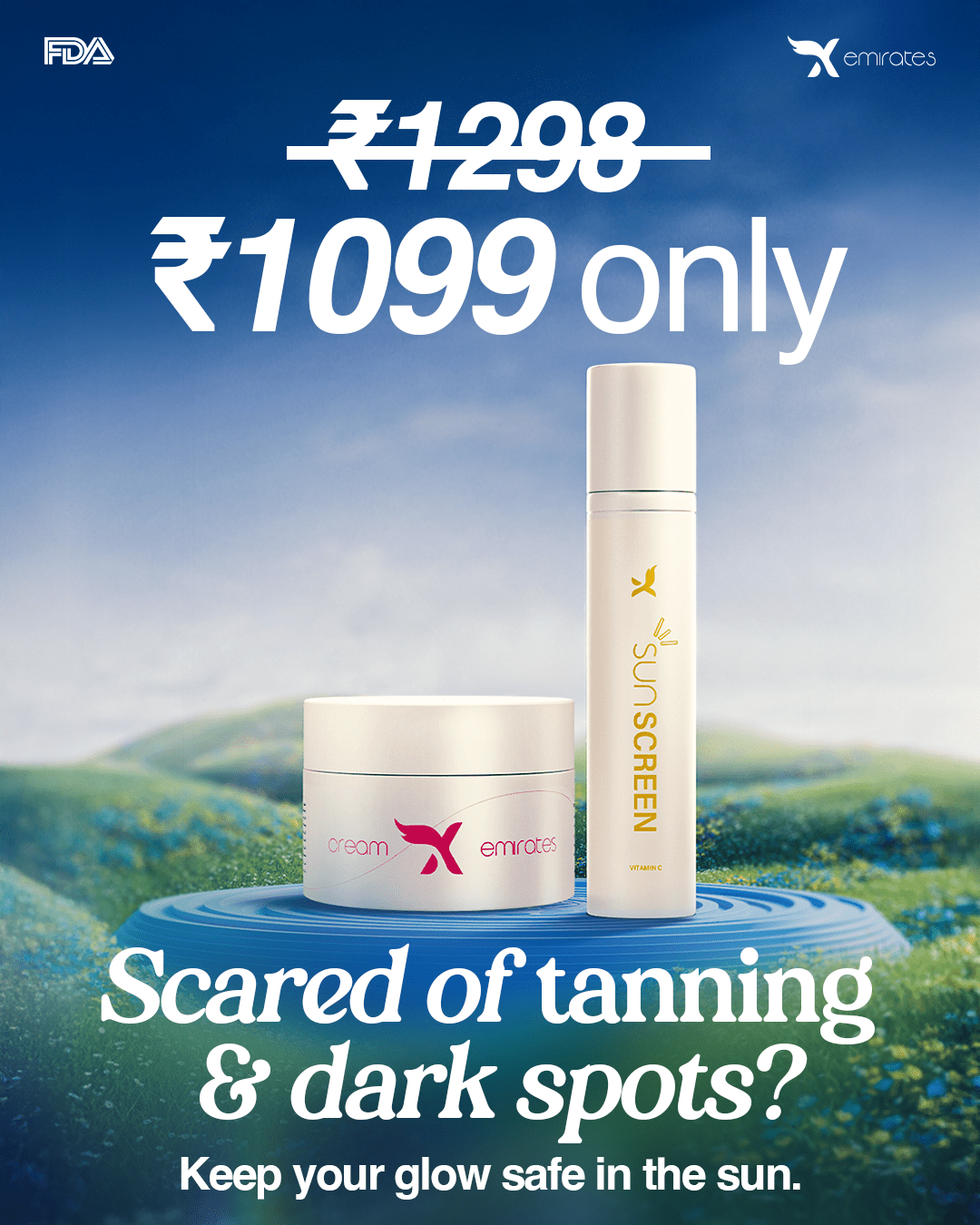 Daily Glow Cream + Hydrating Sun Defense Combo