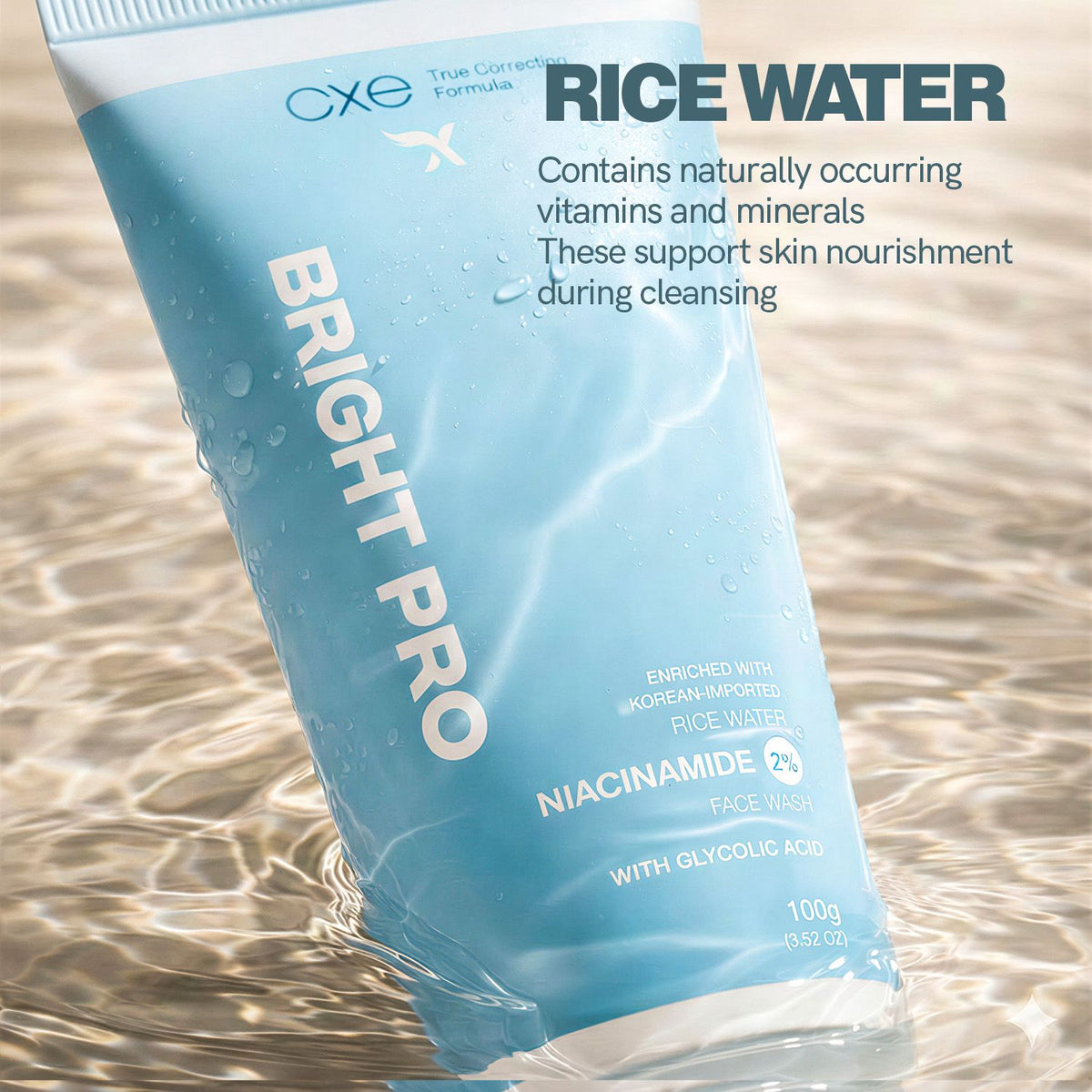 Bright Pro Rice Water Face Wash