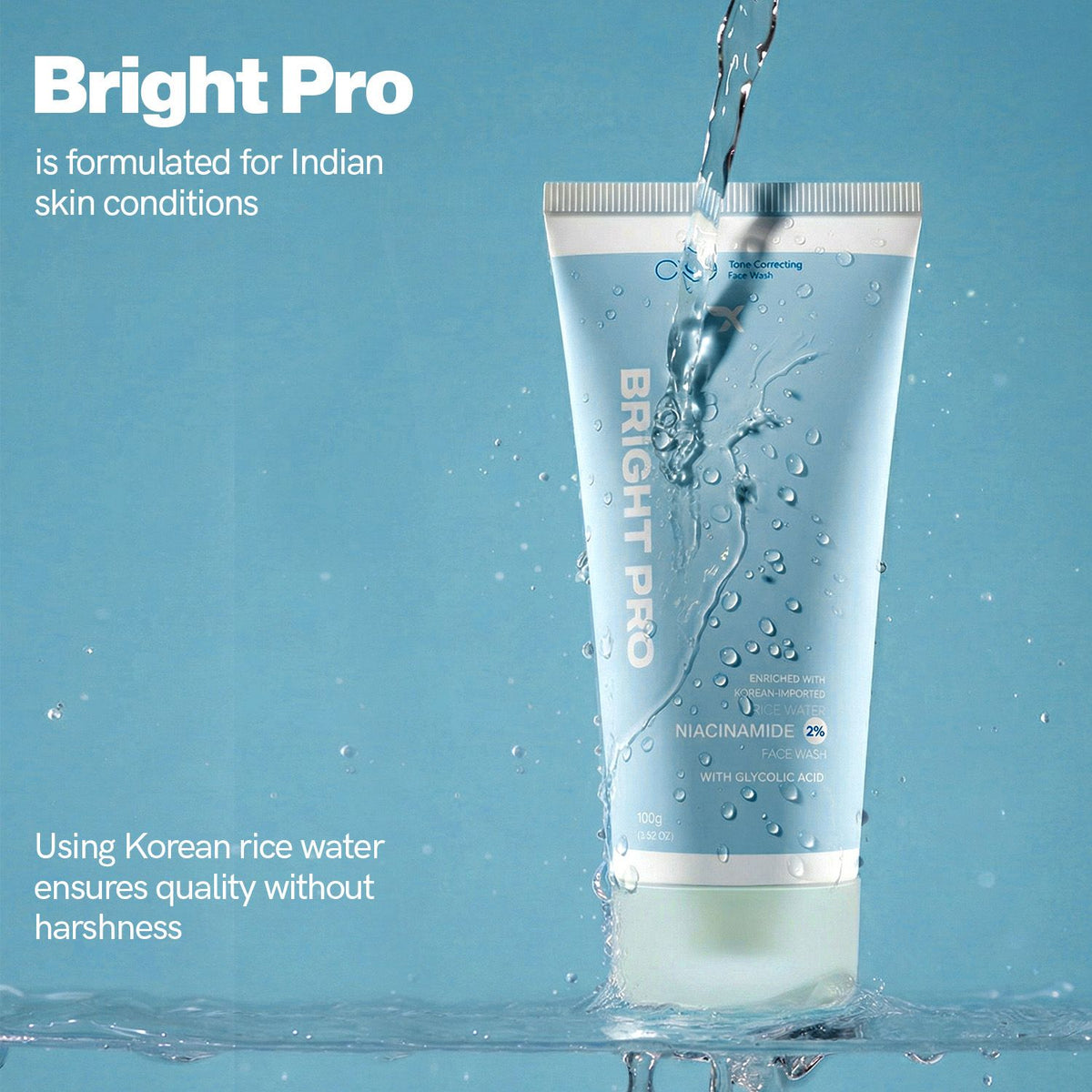 Bright Pro Rice Water Face Wash