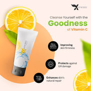 Vitamin C cleanser for dark spots and acne